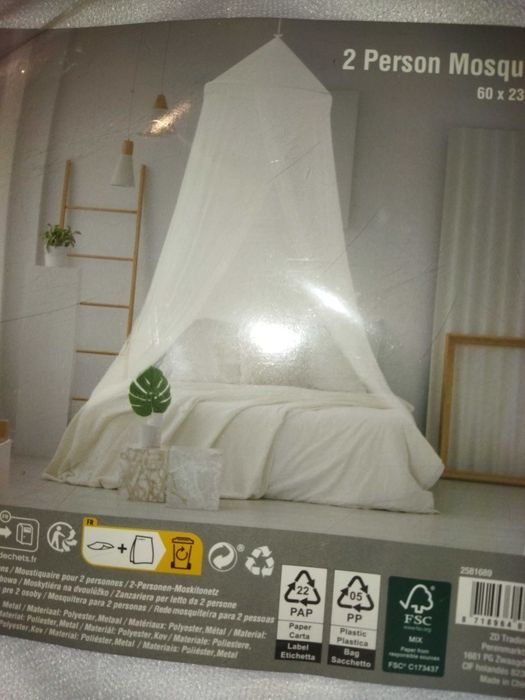 Москітна сітка на 2 особи 60 x235 x 1000см Москітна сітка mosquito net