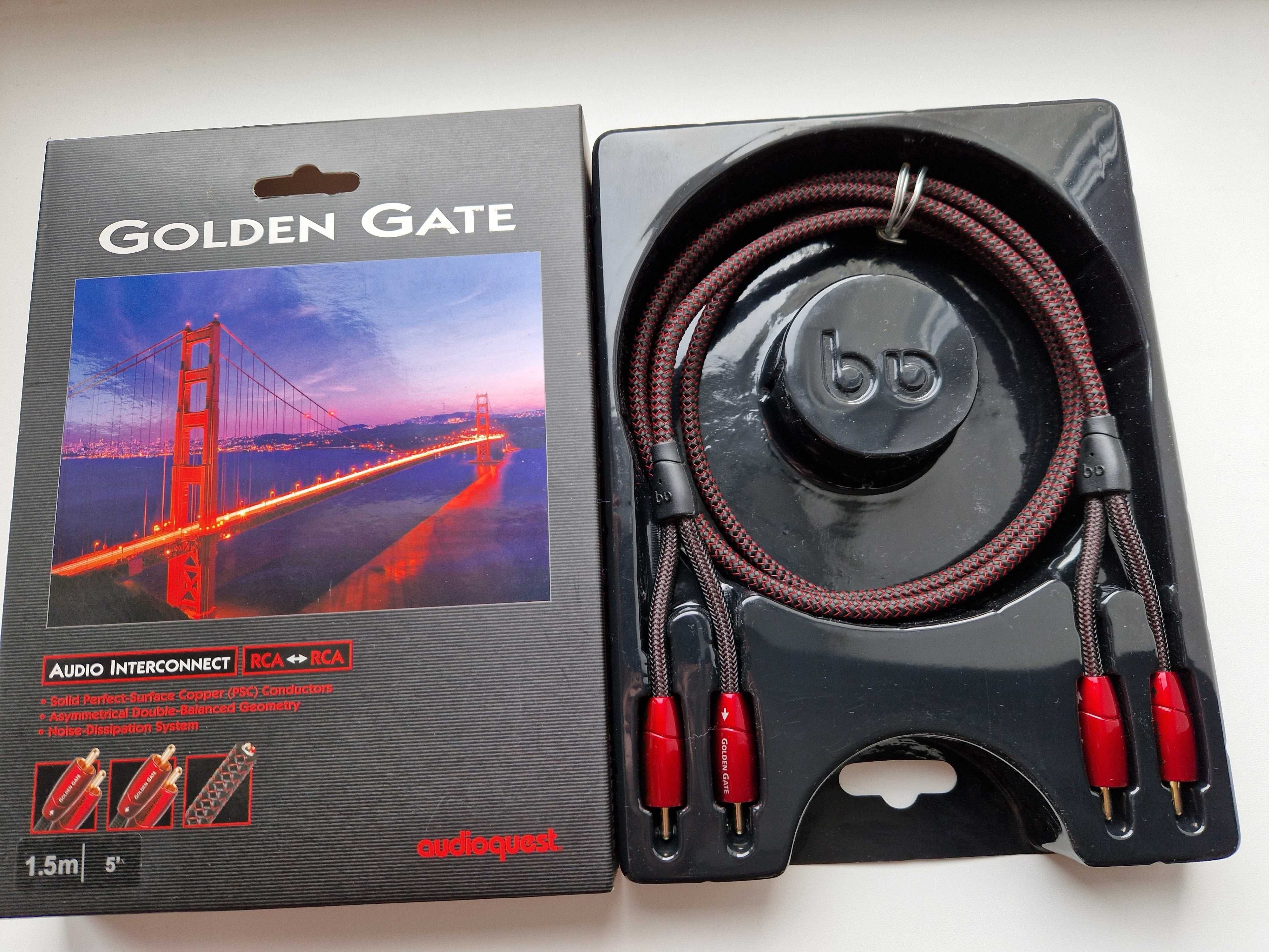 Audioquest Golden Gate RCA-RCA  1,5м ! межблочный кабель