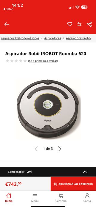 Irobot roomba modelo 620