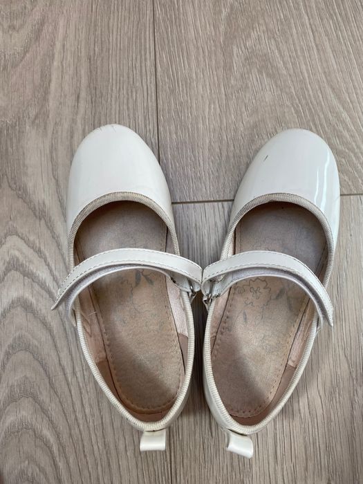 Baleriny dziewczęce, białe COOL CLUB rozmiar 30