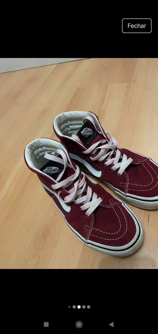 Vans SK8-Hi Platform bordeaux