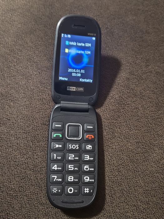 Telefon z klapką Maxcom MM818 sprawny OKAZJA