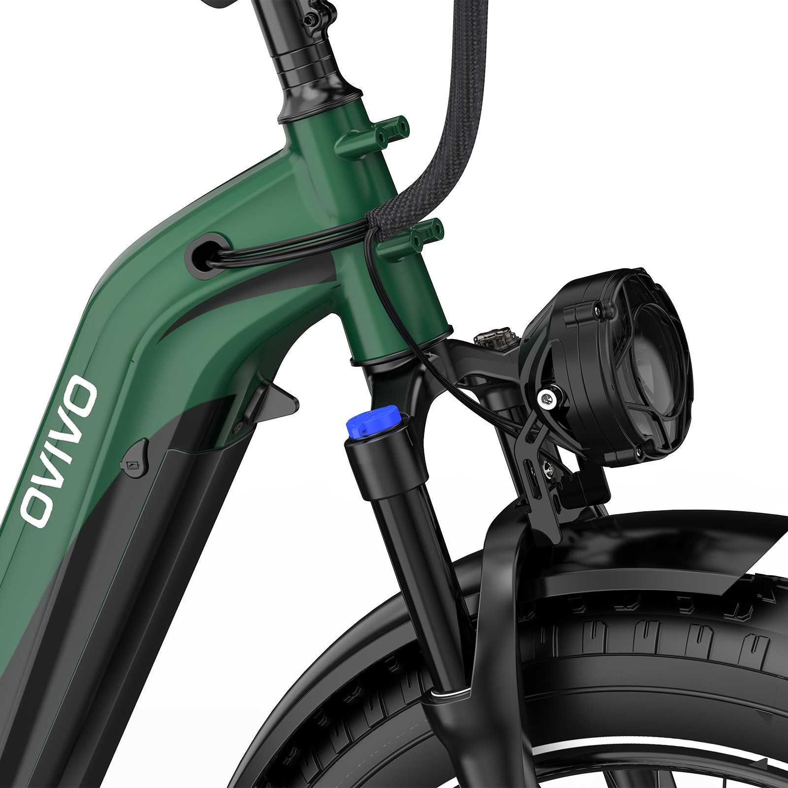 Rower elektryczny Ovivo V6 Pro - fatbike, koła 26, zasięg do 150 km