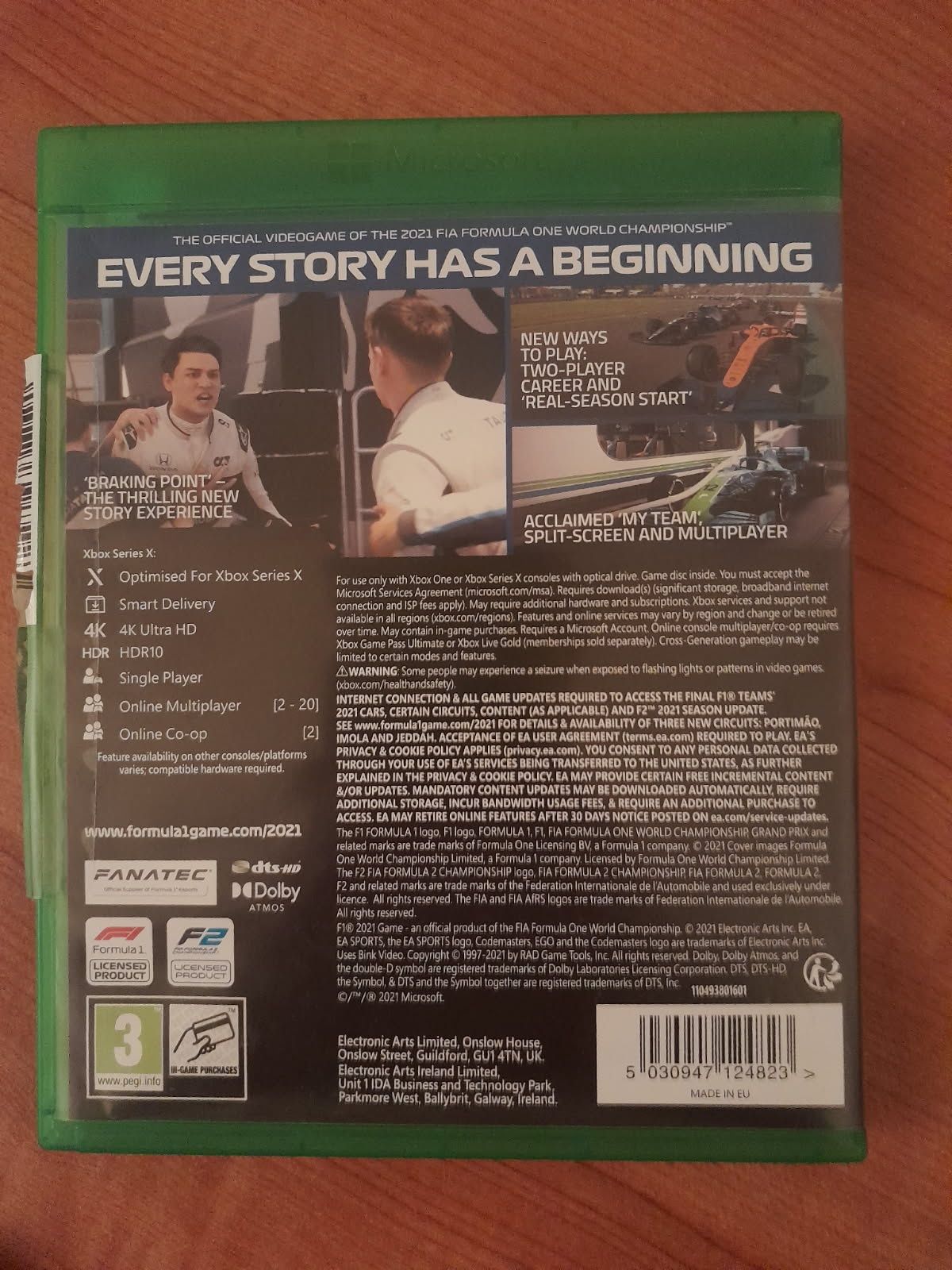 F1 2021 Xbox One/ Xbox Series X