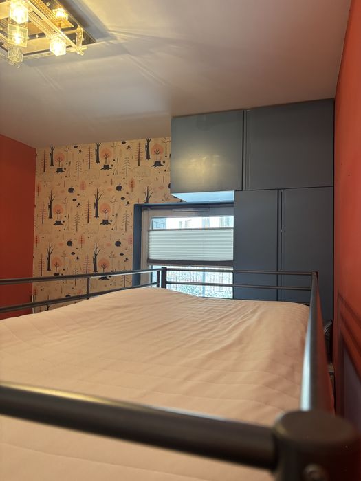 Łóżko pietrowe na antresoli + materac