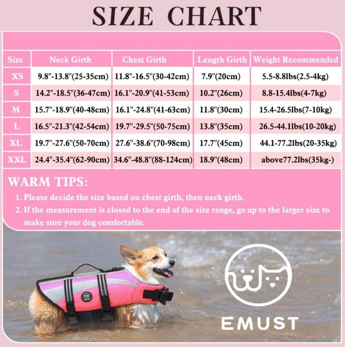 Kamizelka Ratunkowa Dla Psa Odblaskowa Z Uchwytem