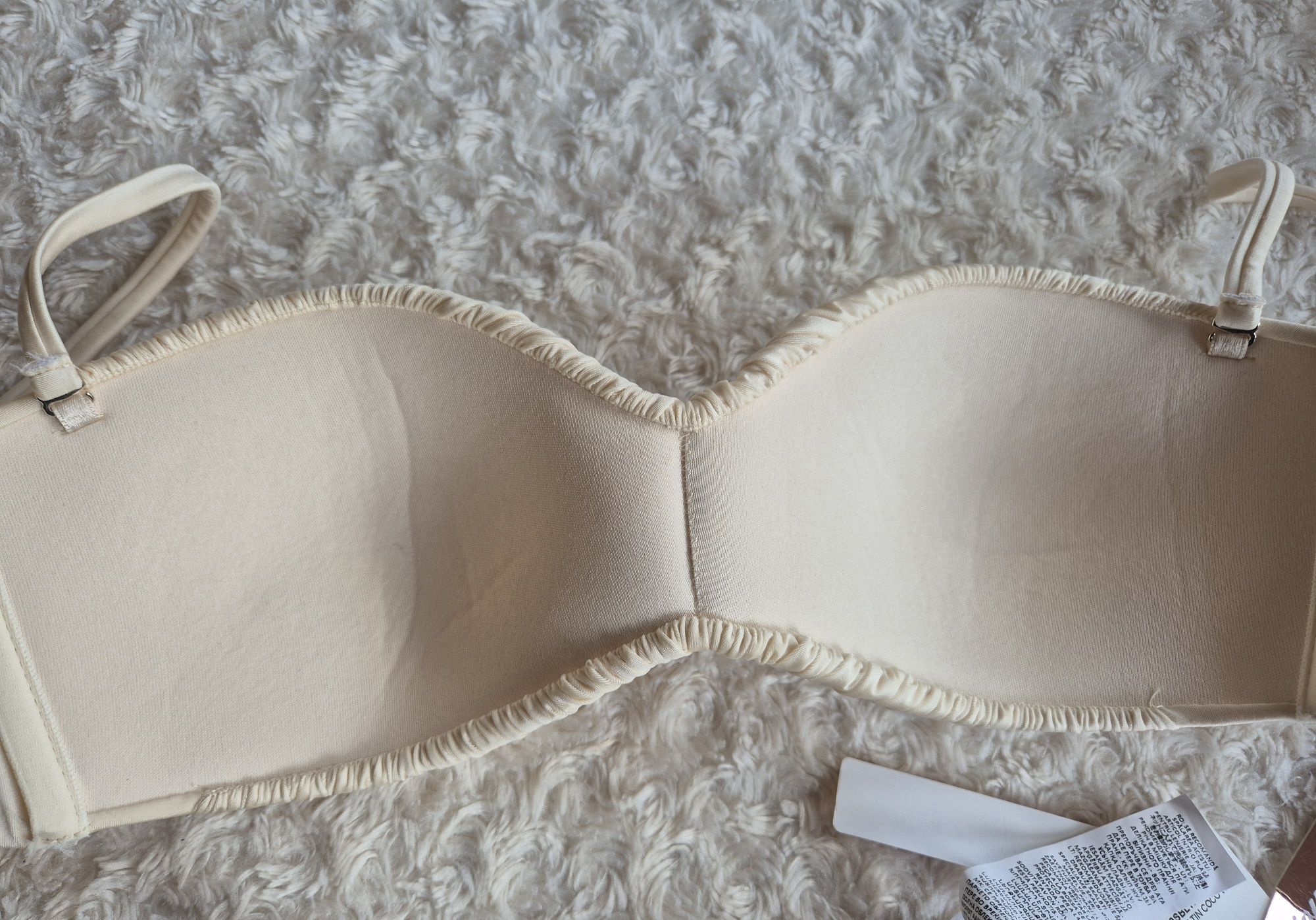 Kostium kąpielowy Calzedonia M 80B/75C/70D Shiny satin Coco white