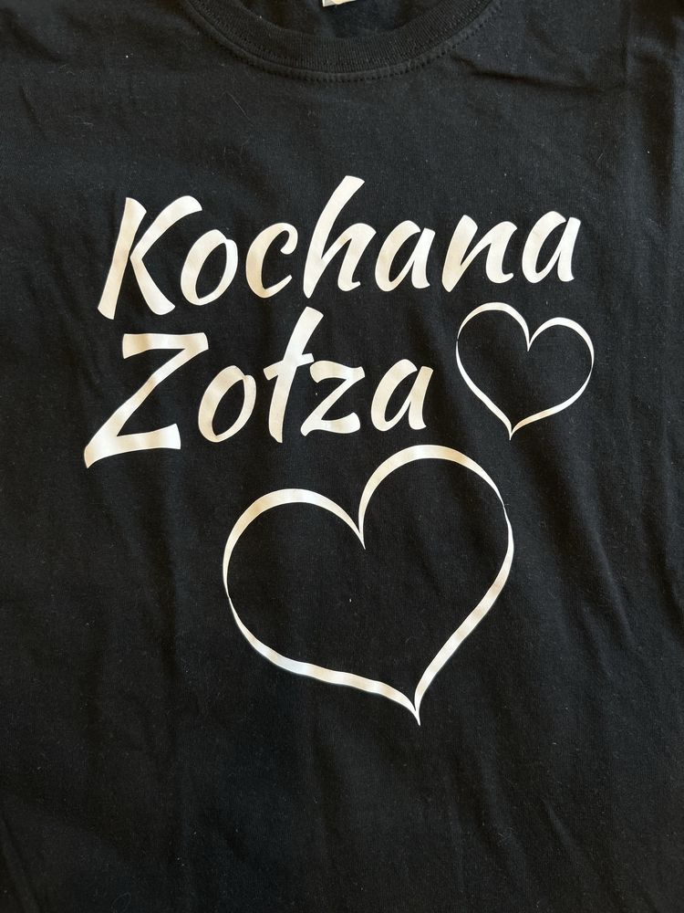 Bawelniana bluzka kochana zołza