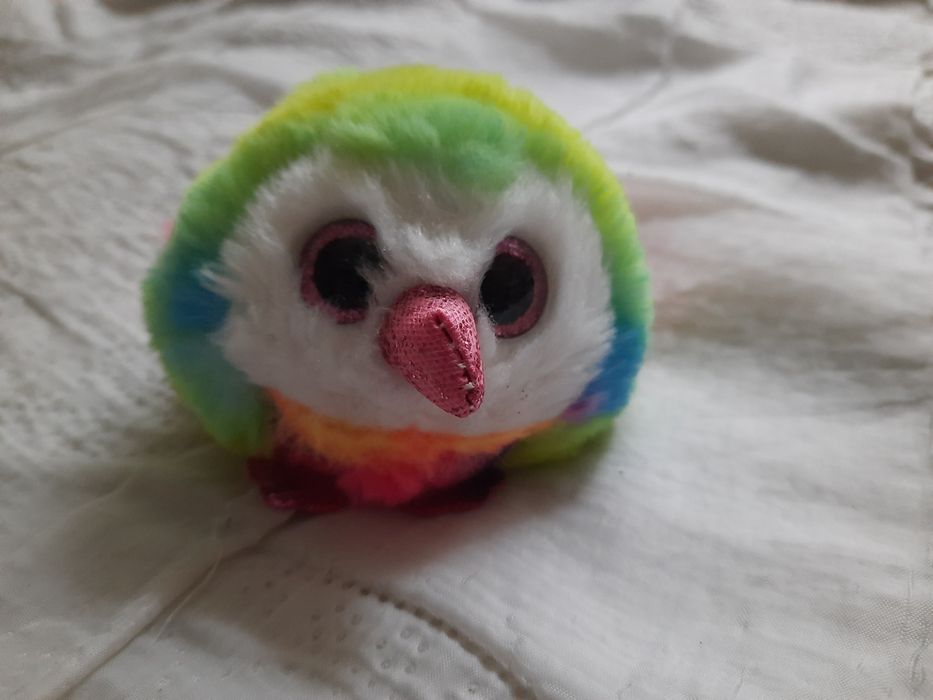 Maskotka tęczowa sowa