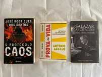 O Protocolo Caos; Prova de Vida; Salazar, as citações