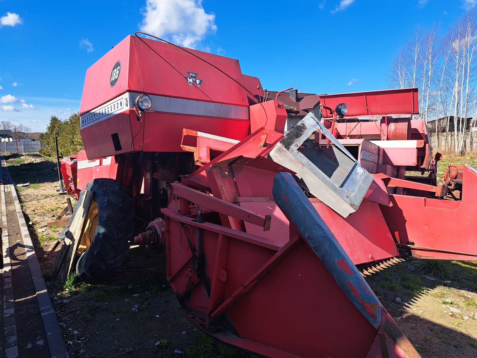 Kombajn zbozowy Massey Ferguson 186 206 czesci