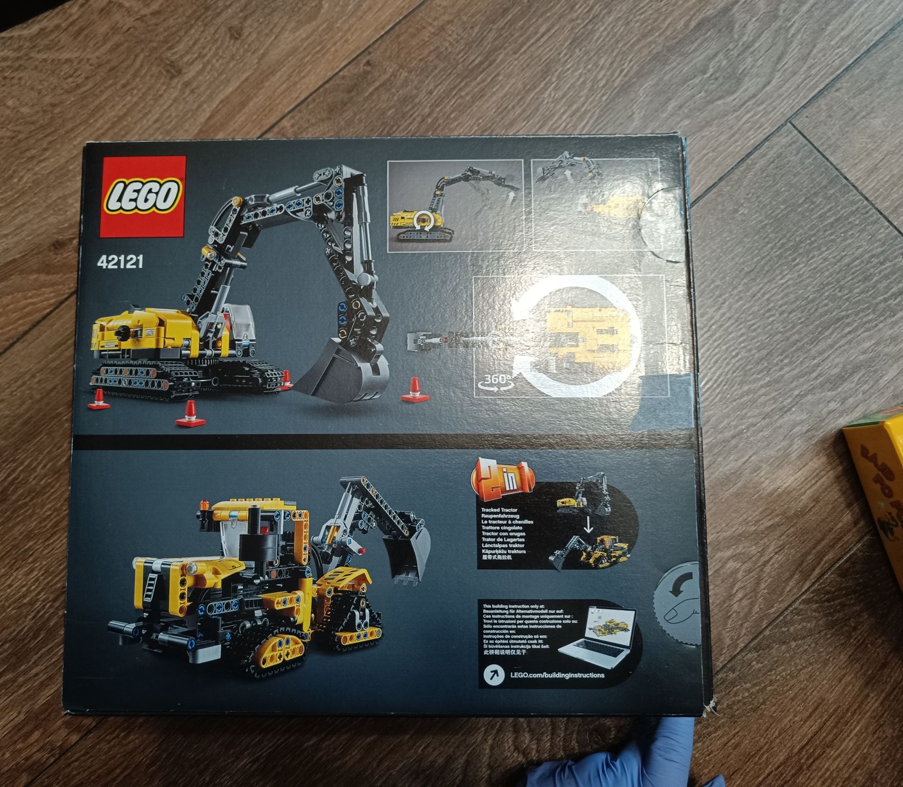 LEGO 42121 Technic - Koparka gąsienicowa - ładowarka - ruchoma jeżdząc
