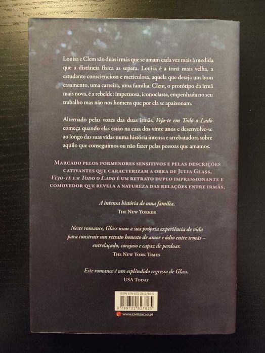 (Env. Incluído) Vejo-te em Todo o Lado de Julia Glass