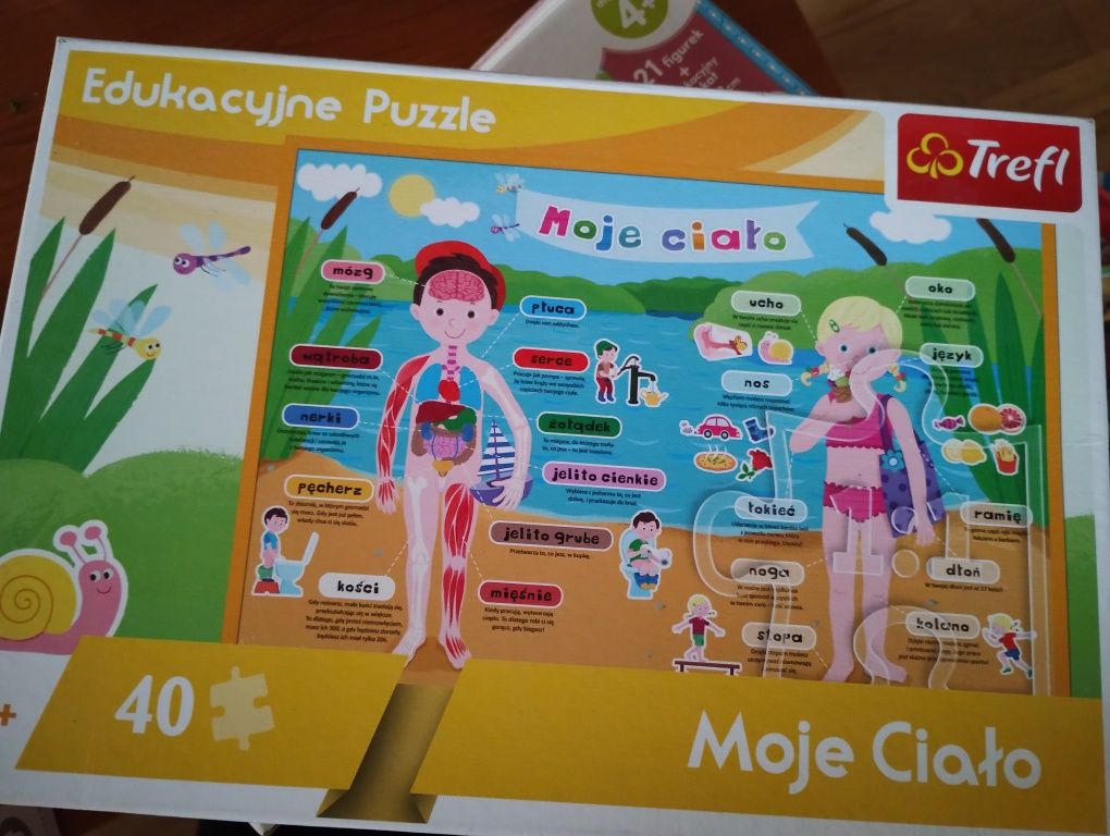 Zestaw mówoące pióro, puzzle czuczu i trefl