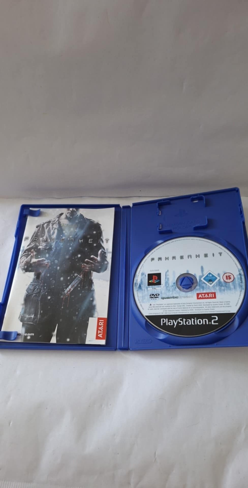 Gra Fahrenheit ps2
