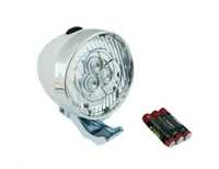 Lampka przednia JY592, Retro, 3 diody LED bateria