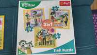 TREFL puzzle 3w1  Rodzina Treflików Razem, wiek 3+