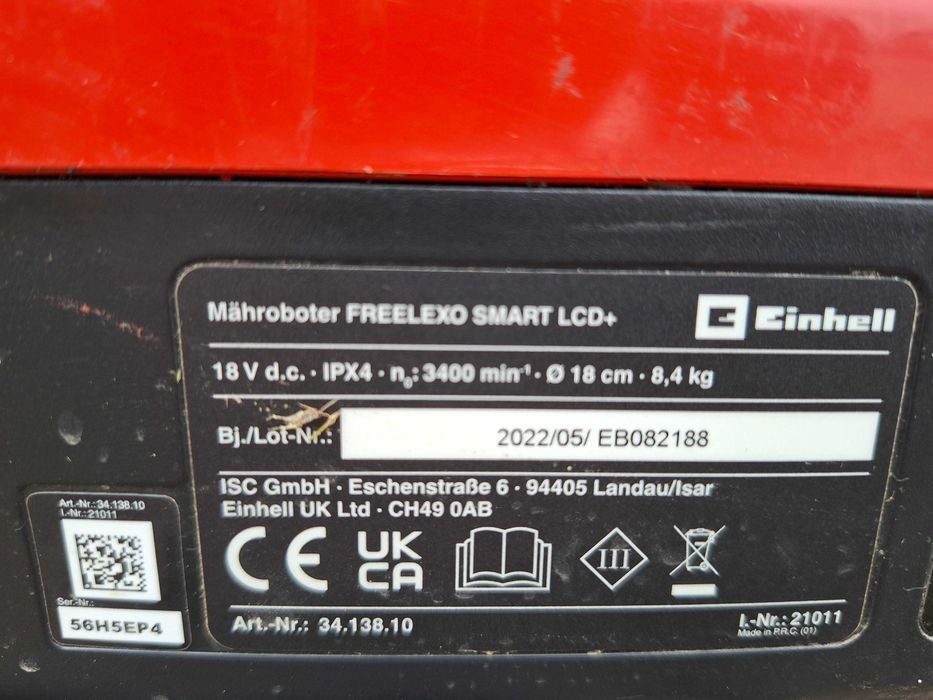 Einhell Robot koszący do trawy Freelexo SMART 750 LCD  - NIE DZIAŁA