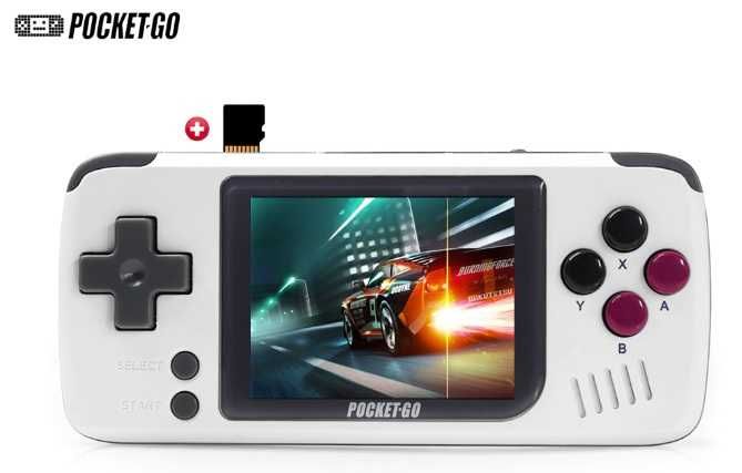 Consola portátil Pocket Go 1 | Retro Gaming com jogos Retro instalados