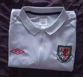 Szara męska koszulka polo Umbro - rozmiar M.
