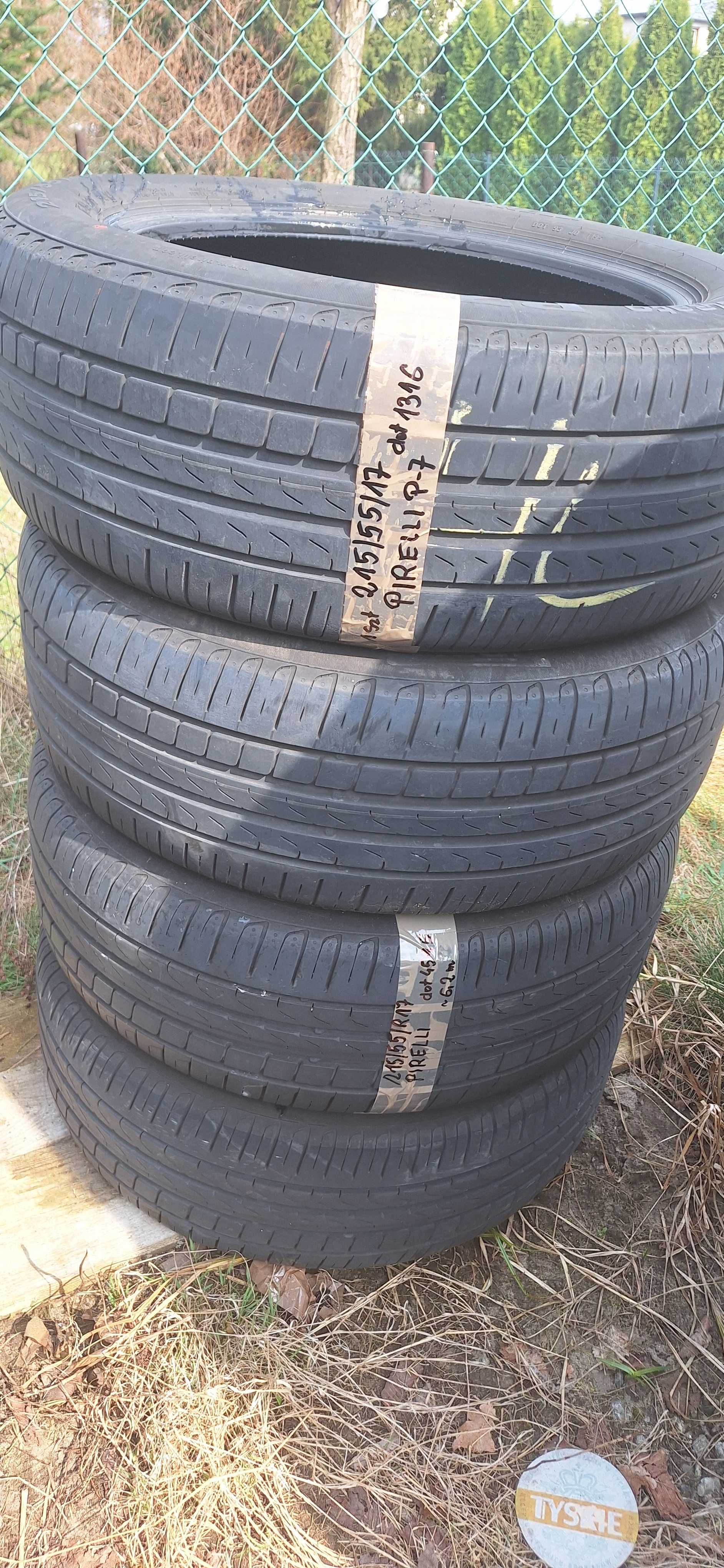215 55 R17 Pirelli/Pirelli P7 4 szt komplet lato PROMOCJA