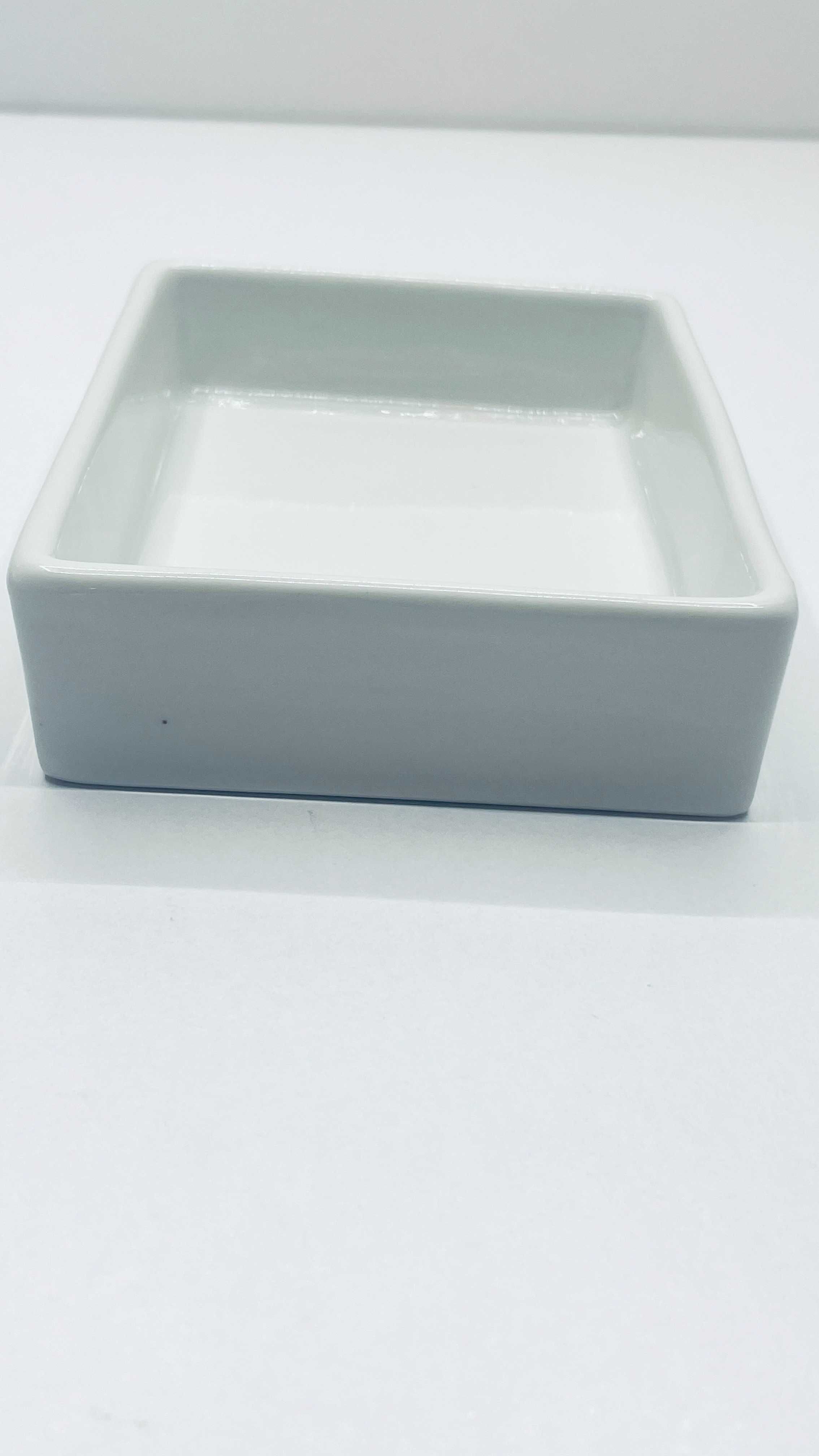 Mydelniczka Wolnostojąca Biała Ceramiczna Stal Nierdzewna Lofekea