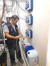 Assistência técnica para máquinas industriais para lavandaria