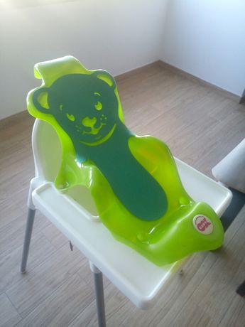 Redutor banheira bebe verde com antiderrapante