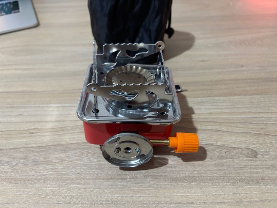 Портативная печка походная мини печка газовая ZT-202 под газ баллон