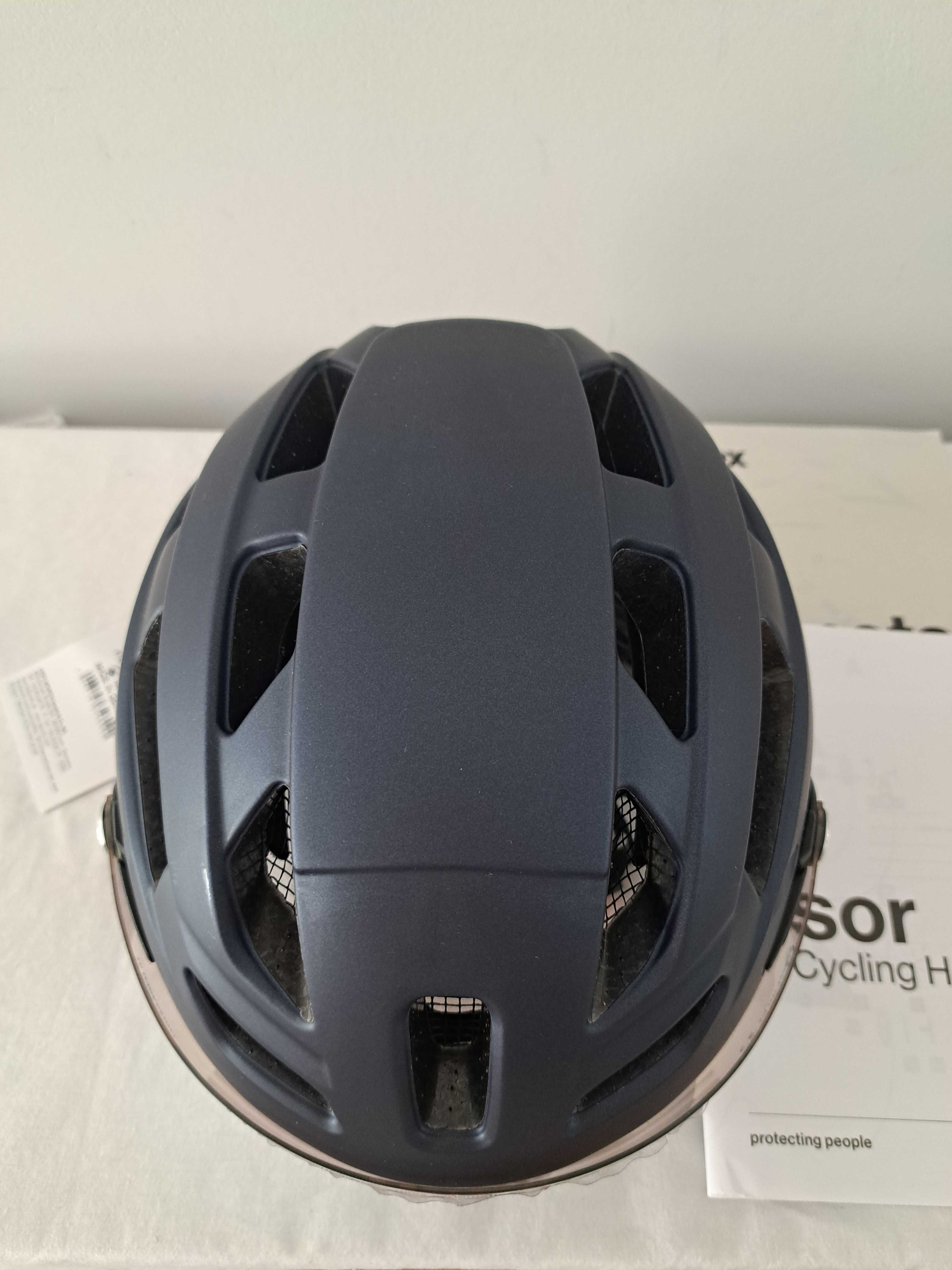 Kask rowerowy Uvex Finale Visor Vario Deep Space Mat M 52-57cm