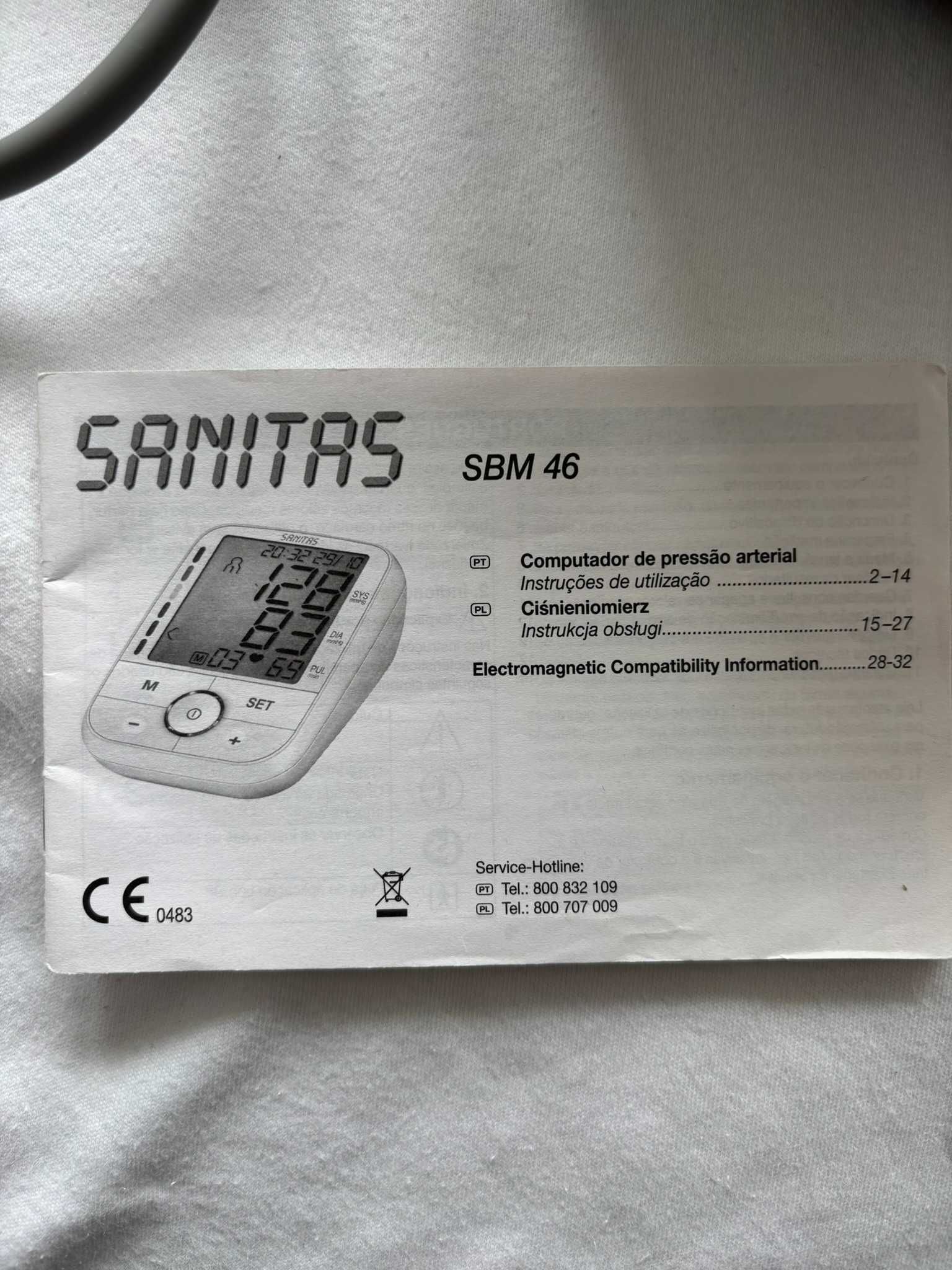Monitor de Tensão Arterial Sanitas
