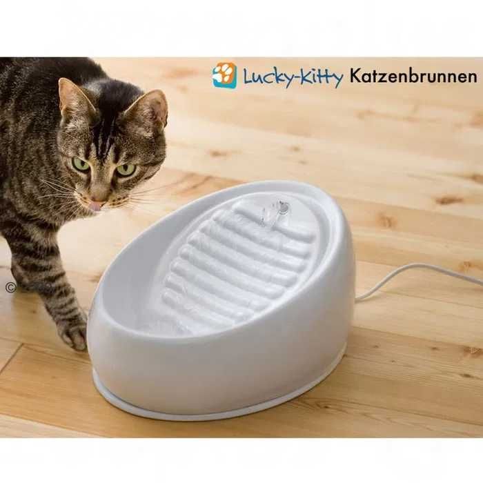 Nowe Ceramiczne poidło dla kota - białe + filtr gratis