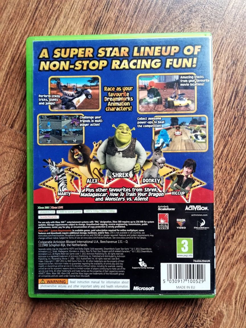 Gra Super Star Kartz DreamWorks XboX 360