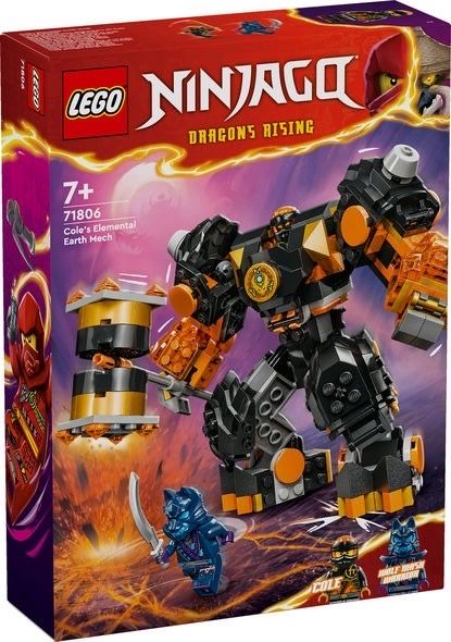 Конструктор LEGO NINJAGO Робот земної стихії Коула (71806) лего