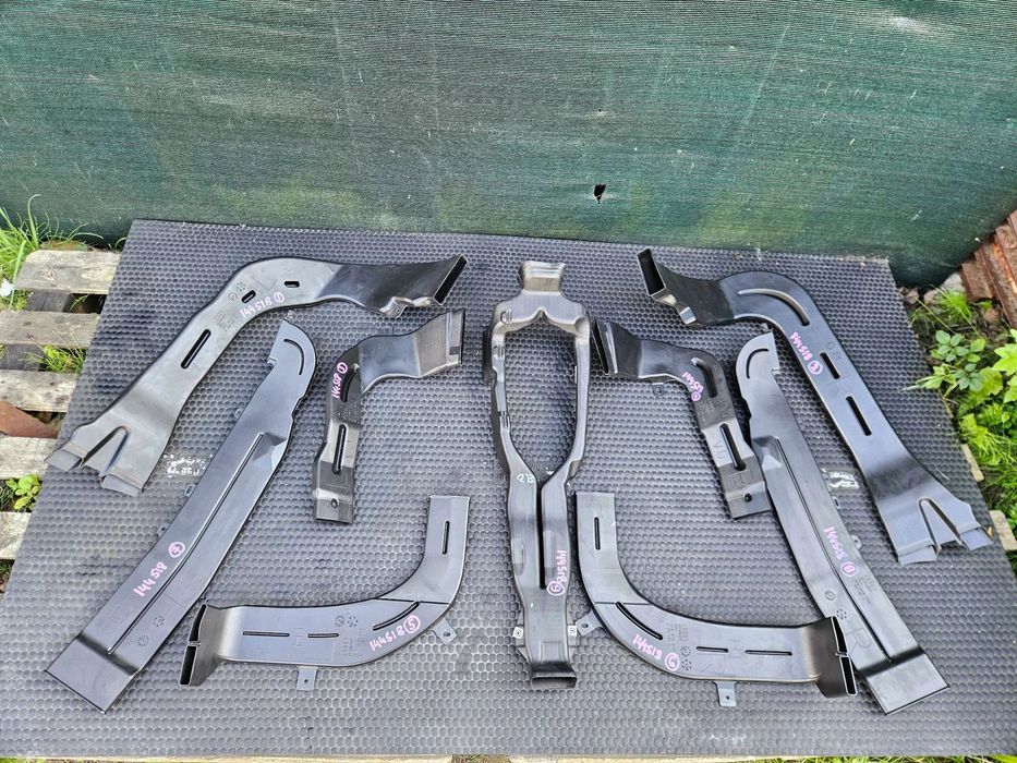 Kanal Powietrza Tunel Dolot Rura Nawiew Przod Tyl Slupek B Podloga Tunel Europa Audi A6 C6