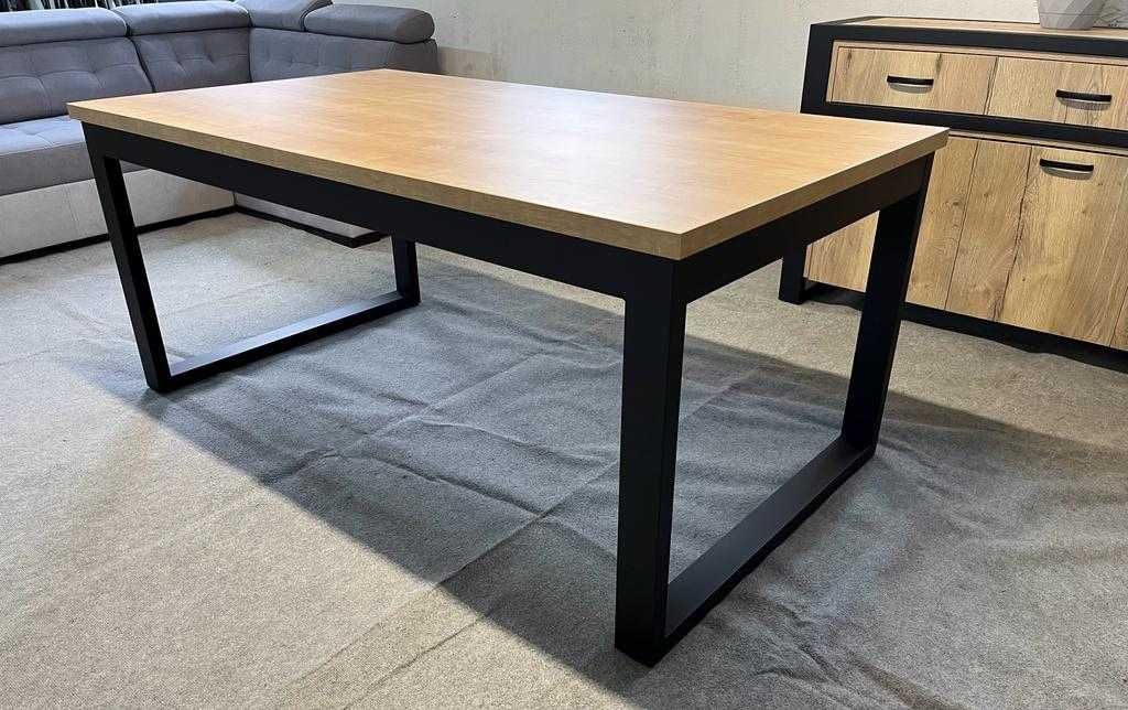 Duży Stół LOFT 180-340x100 (2x80 Dostawki) EGGER