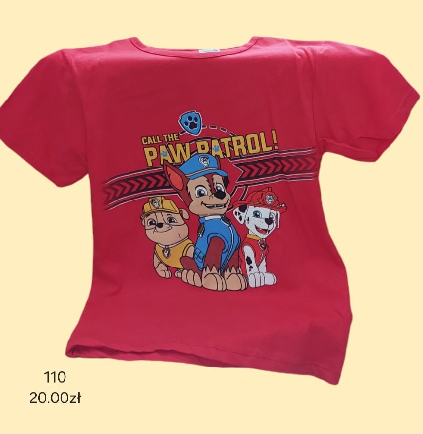 T-shirt Psi Patrol - rozmiar 110