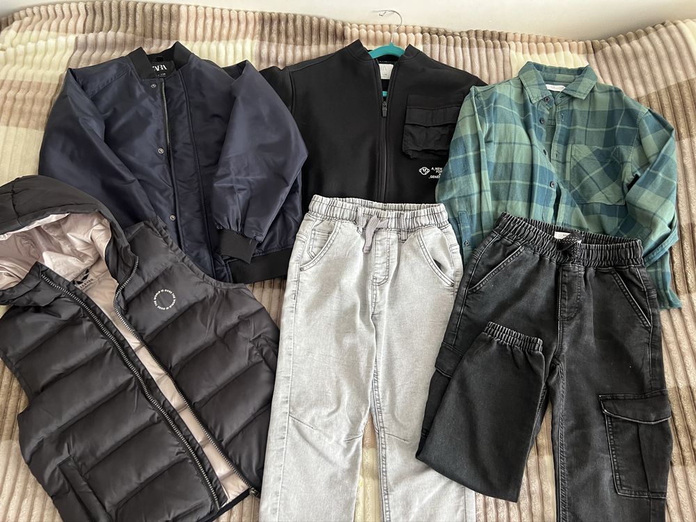Жилетка,бомбер,сорочка ,джогери  ZARA Reserved128-134