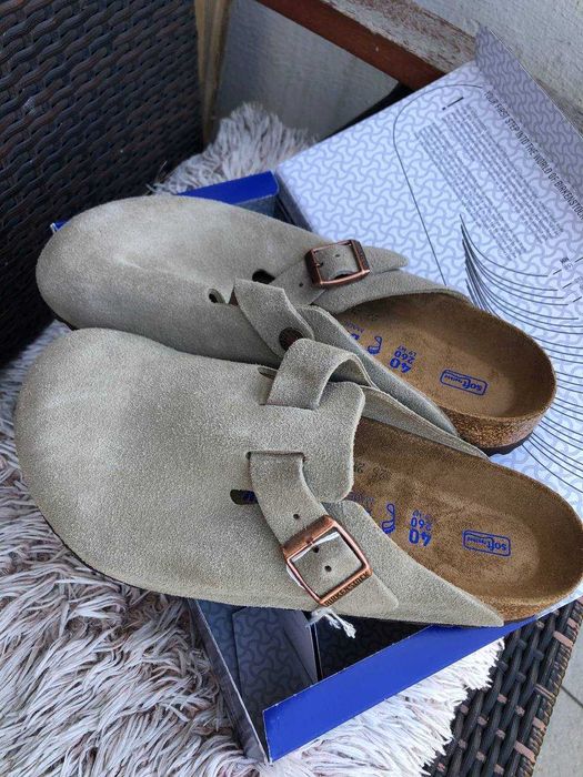 Birkenstock Boston шлепки р37-24 см  р 40 -26 см  оригинал