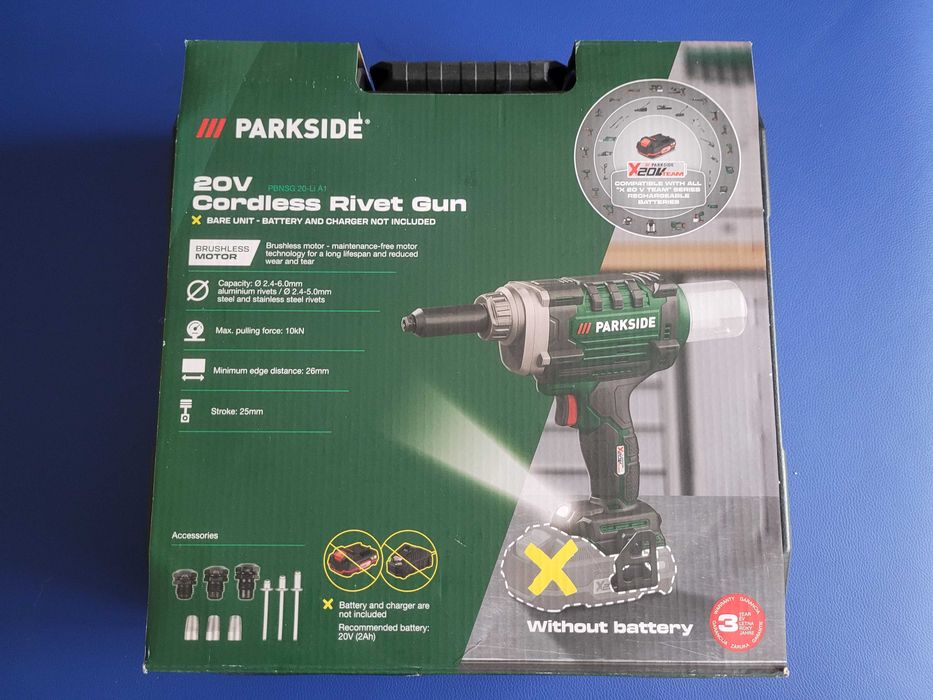 Nitownica akumulatorowa parkside