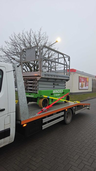 Podnośnik nożycowy elektryczny 10m wynajem