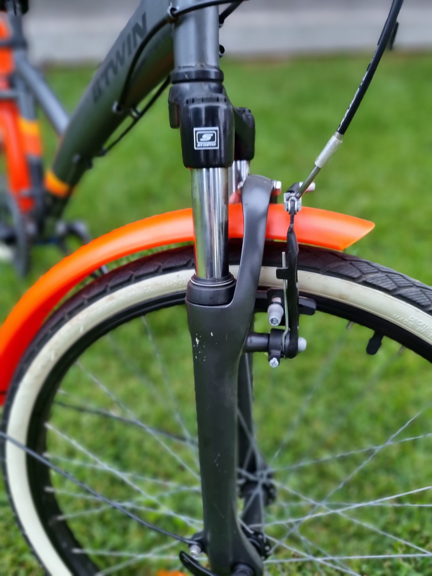 bicicleta decathlon menina impecável