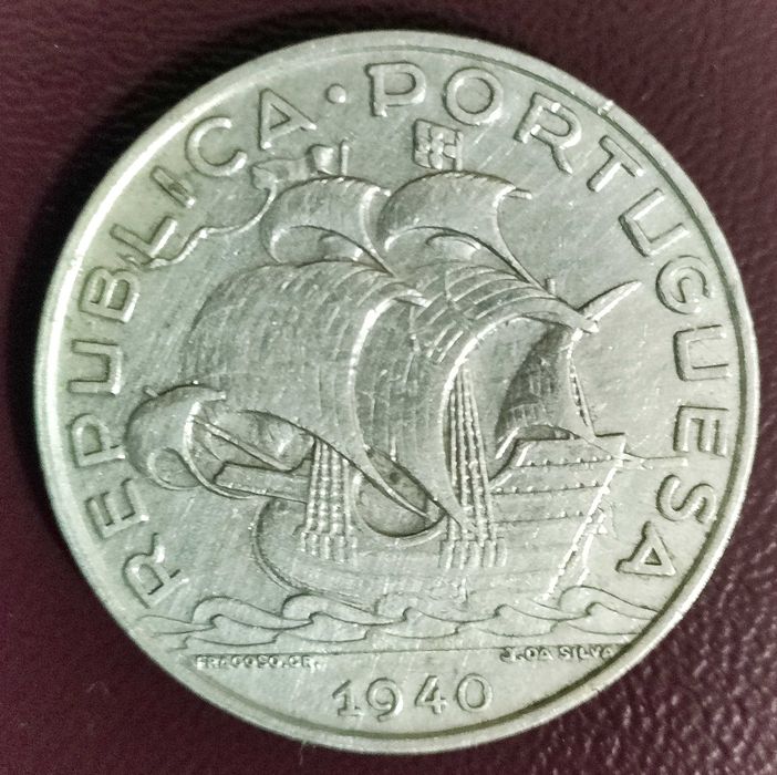 Moedas em prata Reis e República Portuguesa