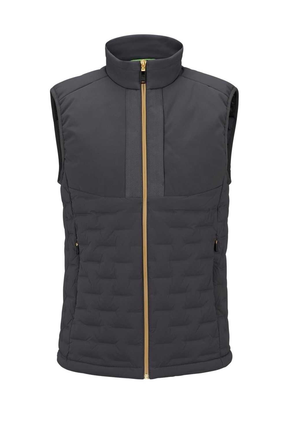 HUGO BOSS puchowy bezrękawnik kamizelka GREY