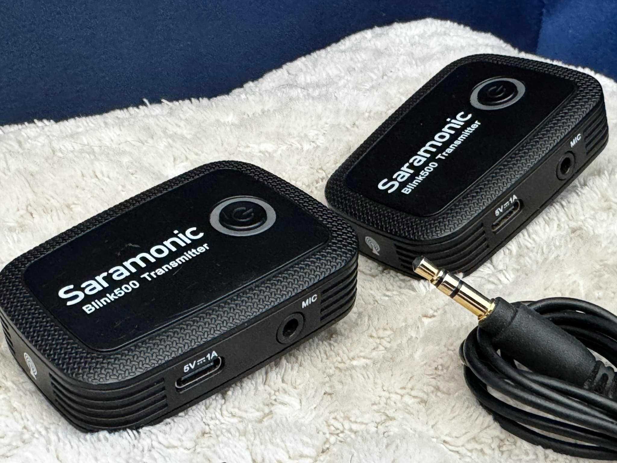 Zestaw mikrofonów bezprzewodowych Saramonic Blink500 USB C – jak nowy!