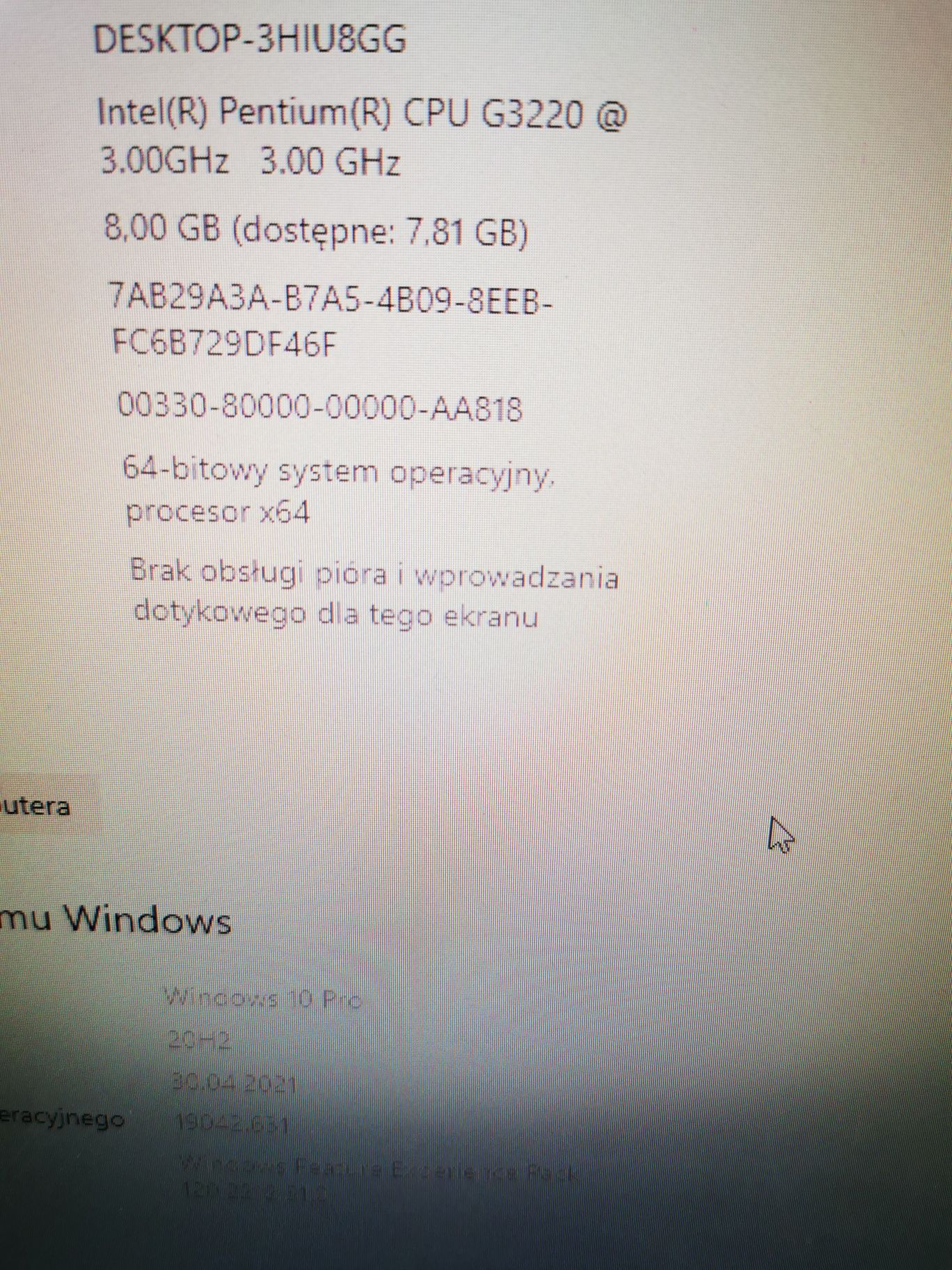 Komputer Lenovo ThinkCentre M83 SSD 256GB 8 GB RAM