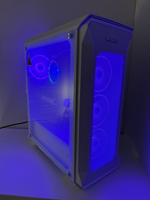 PC Gamingowy Biały | Ryzen 7 2700X | GTX 1070 8GB | 16GB RAM ARGB