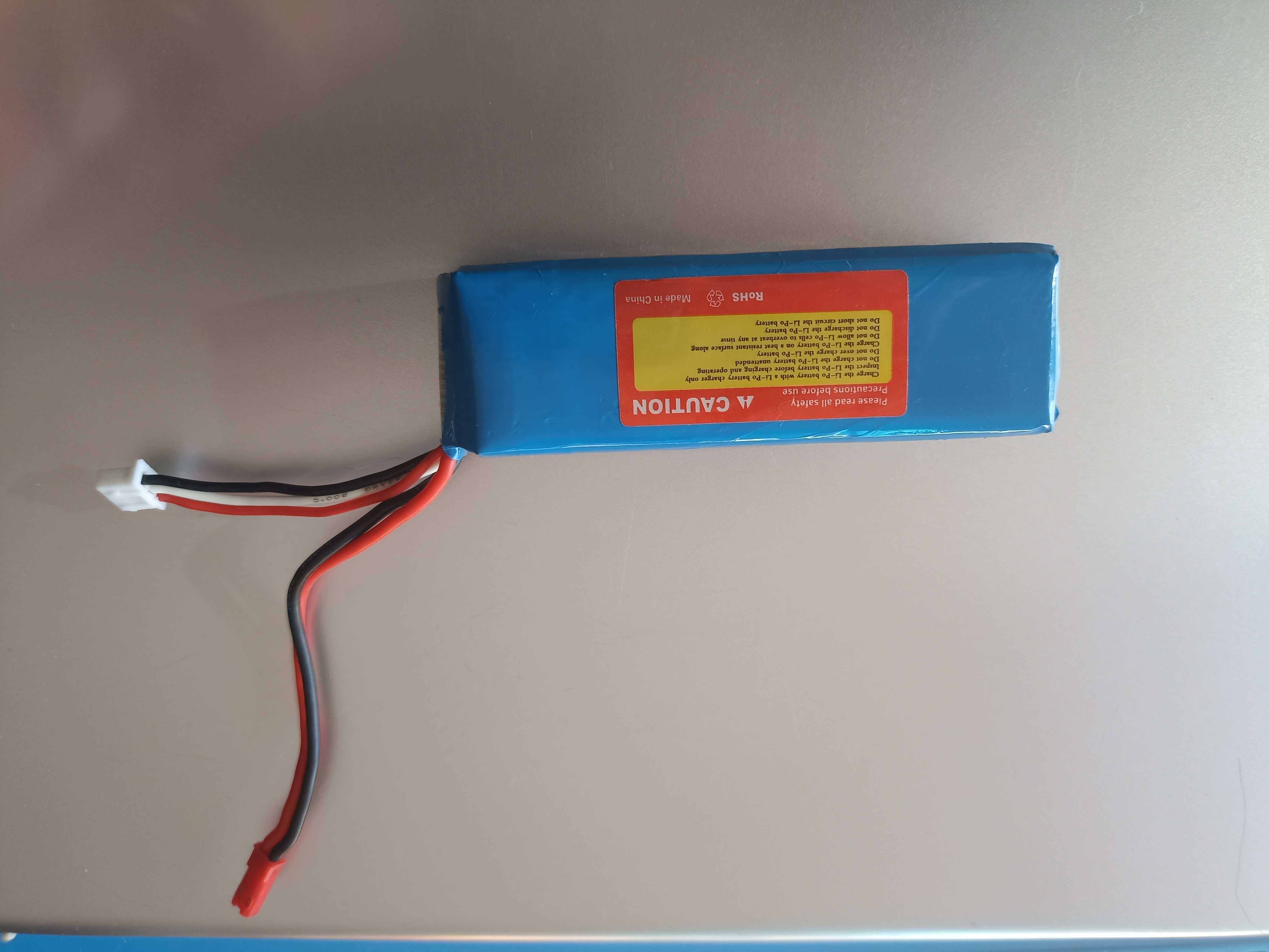 Bateria Lipo 2s 7,4v 3000mah para radio/comando