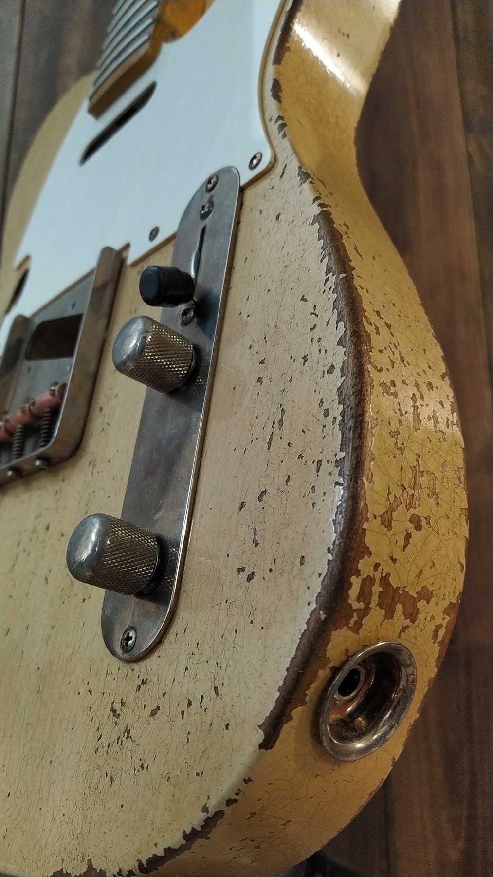 Corpo, braço, pickguard, e hardware completo Telecaster Heavy Relic