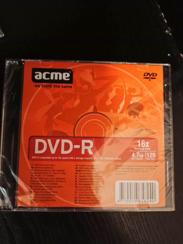 Нові диски CD-R, CD-RW, DVD-R